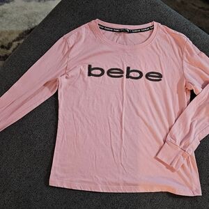 BeBe Pink Long Sleeve TeeSize M.